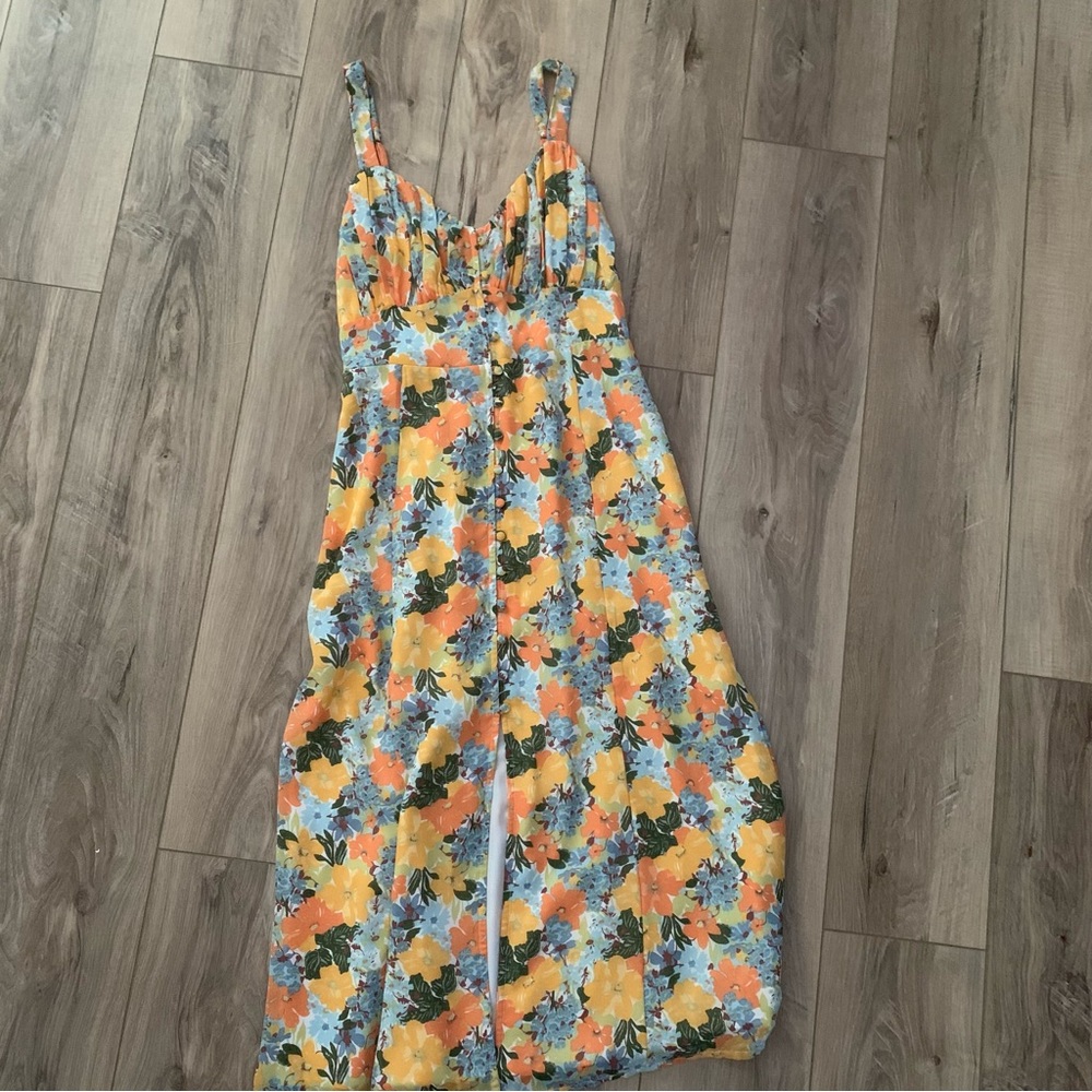 Floral Abercrombie midi dress